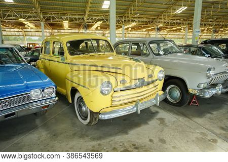 Classic Cars In Jesada Technik Museum, Nakhon Pathom, Thailand.