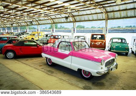 Classic Cars In Jesada Technik Museum, Nakhon Pathom, Thailand.