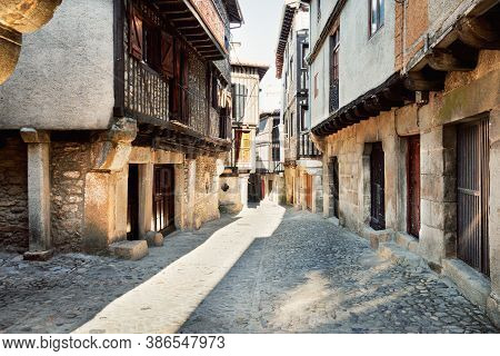 Old Street In La Alberca, Salamanca, Spain