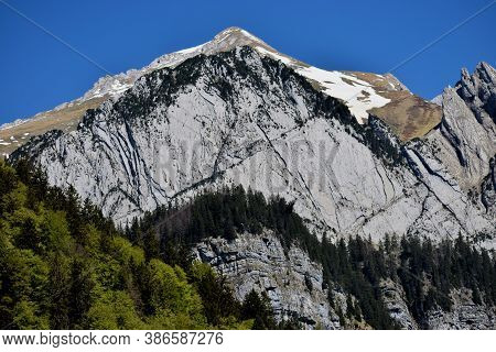 Breathtaking Mountain Panorama In Wildhaus In Switzerland During Springtime 7.5.2020