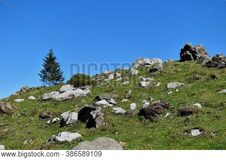 Rural Scenery From Unterwasser Around The Area Of The Mount Saentis In Switzerland 7.5.2020