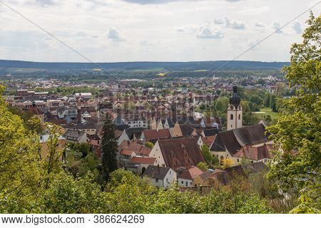 The Little Village Schwandorf In Bavaria, Foto Taken From The Schwammerling