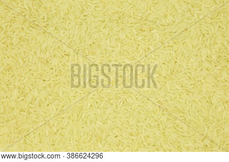 The Concept Of A Healthy Diet. The Background Is Made Of Rice. Rice Is The Most Important Source Of