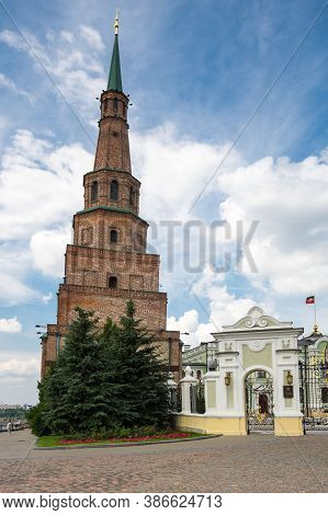 Leaning Tower Syuyumbike, Also Called The Khan's Mosque, Is Probably The Most Familiar Landmark And 