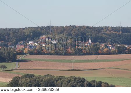 The Little Village Schwandorf In Bavaria, Neukirchen