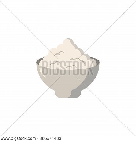 Rice Icon. Simple Element From Sea Food Collection. Creative Rice Icon For Web Design, Templates, In