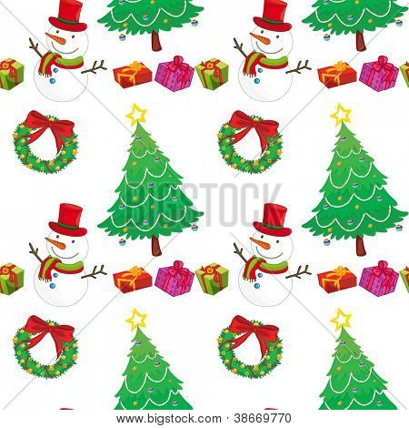 クリスマス フェスティバルの祭典の付属品の詳細なイラスト