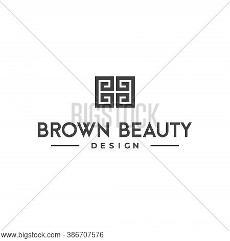 Double B Letter Lettermark Logo Bb Monogram - Typeface Type Emblem Character Trademark