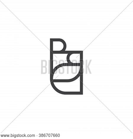 Double B Letter Lettermark Logo Bb Monogram - Typeface Type Emblem Character Trademark