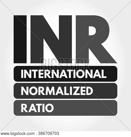 Inr - International Normalized Ratio Acronym, Medical Concept Background
