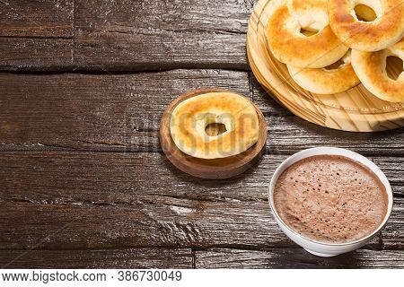 Pandequeso Of Traditional Colombian Food - Gluten - Wheat Flour And Cheese