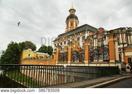 Saint-petersburg, Russia. 4 Juny  2016. Aleksander-nevskay Lavra In St Petersburg, Russia.