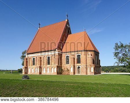 View Of The Old Church Of St. John The Baptist In Zapyskis, Kaunas District, Lithuania