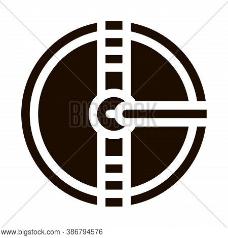 Water Treatment Tank Vector Sign Icon. Filtration Unhealthy Water Treatment Pictogram. Recycling Env