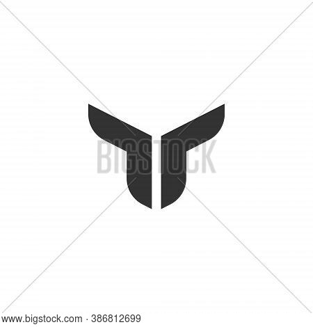 Y Letter Lettermark Logo Monogram - Typeface Type Emblem Character Trademark