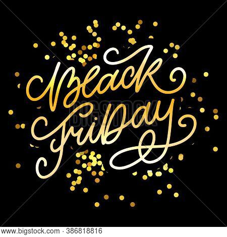 Black Friday Calligraphic Designs Retro Style Elements Vintage Ornaments Sale, Clearance Vector Lett