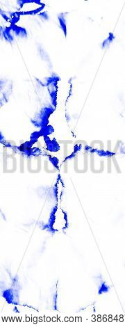 Abstract Aquarelle Splash. Light Colors Batik Style Design. Textured Smears On Canvas. Funky Stories