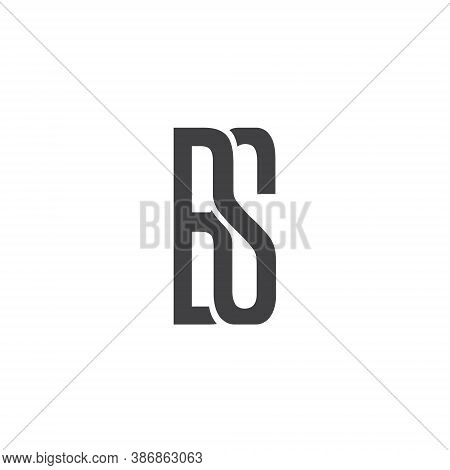 B S Letter Lettermark Logo Bs Monogram - Typeface Type Emblem Character Trademark