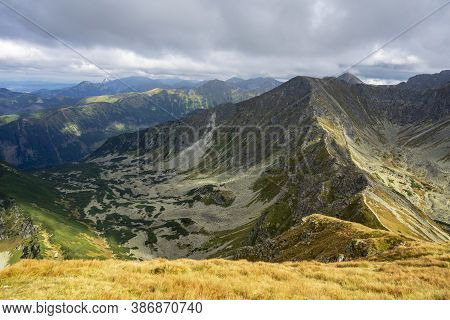 Beautiful View From The Top Of Salatin. Western Tatras. Slovakia.