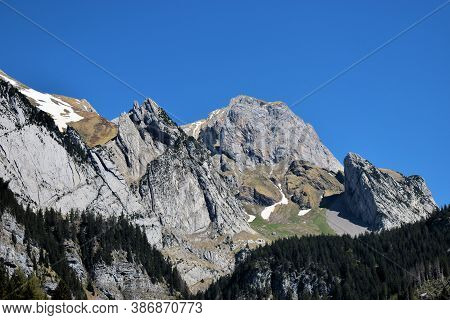 Fantastic Mountain Scenery In Wildhaus In Switzerland 7.5.2020