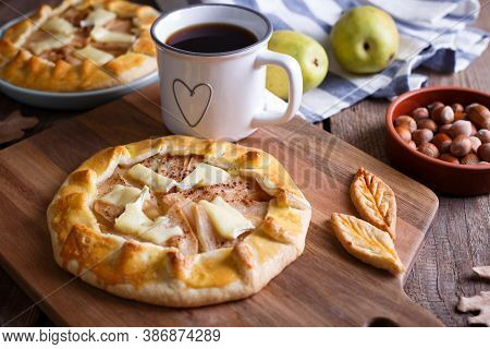 Galette With Pear And Brie Cheese