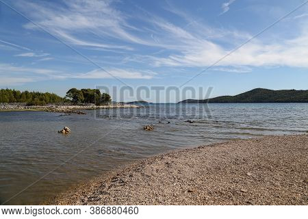 Seaside Near The Village Of Zablace In Croatia
