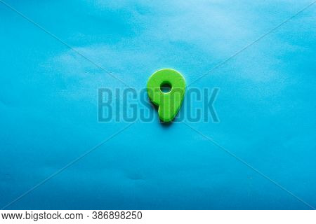 9 Years Old Celebrating Classic Logo. Colored Happy Anniversary 9 Th Template Yellow Numbers. Greeti