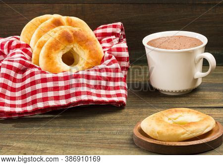 Pandequeso Of Traditional Colombian Food - Gluten - Wheat Flour And Cheese