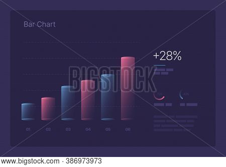 Infographic For Business Layout Template, Presentation And Finance Report.