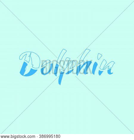 This Is A Dolphin Vector Design. This Design Is Suitable To Be Used For Business, Education, Enterta