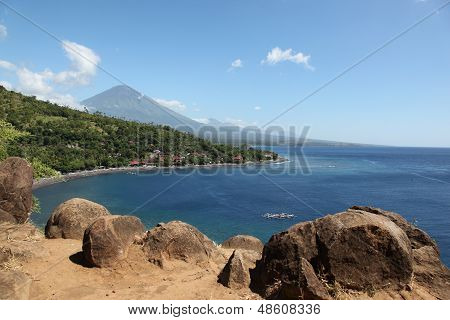 Baia nel villaggio di Amed, Bali