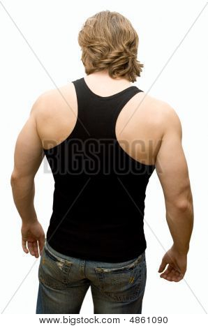 Sportman je zpět izolované