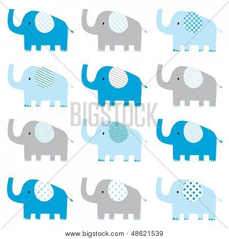 Cute Elephant pattern