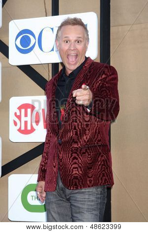 LOS ANGELES - JUL 29:  George Gray arrives at the 2013 CBS TCA Summer Party at the private location on July 29, 2013 in Beverly Hills, CA