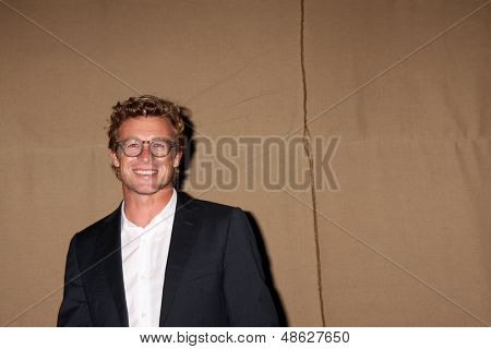 LOS ANGELES - JUL 29: Simon Baker dorazí na 2013 CBS TCA letní párty na soukromé umístění 