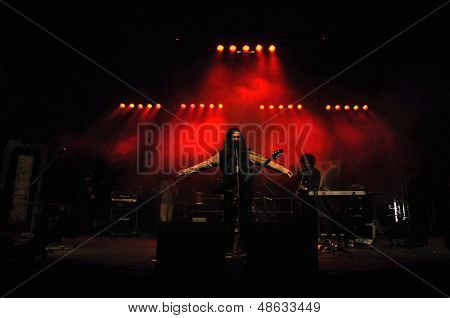 Live rock concert