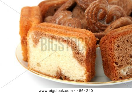 Rebanadas de un pastel de Chocolate