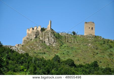Medieval fortress on a rocky height