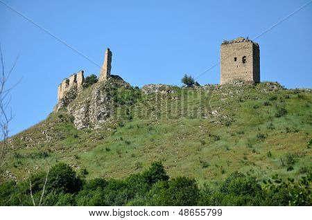 Medieval fortress on a rocky height