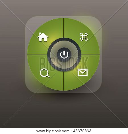 User interface navigation element
