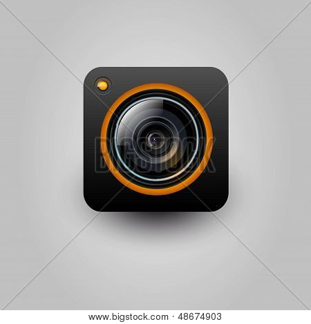 User interface camera icon