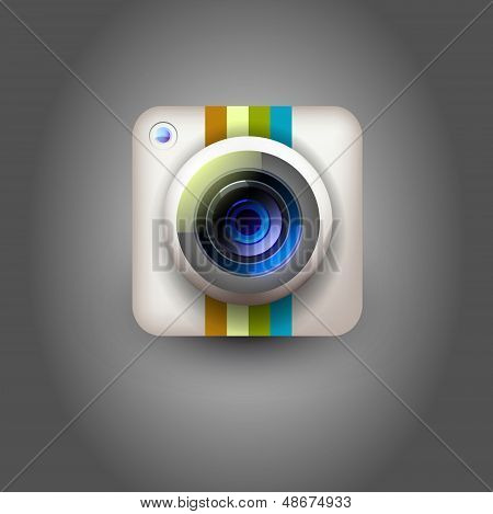 User interface camera icon