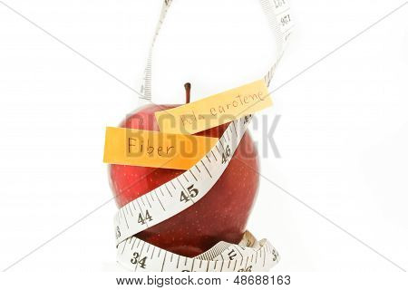 Apple Diet Concept.