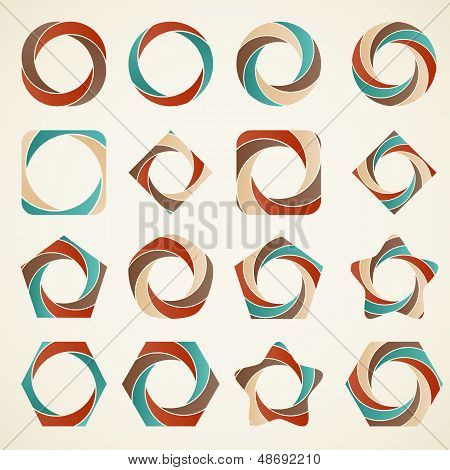 Abstrakt Design-Elemente,