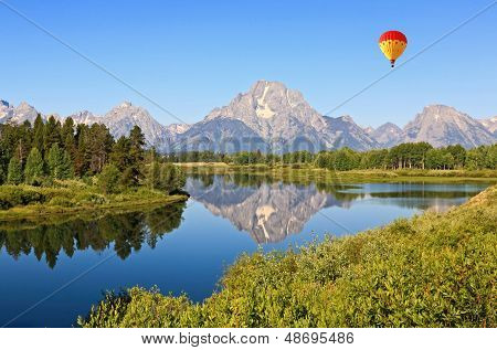 The Oxbow Bend Turnout In Grand Teton