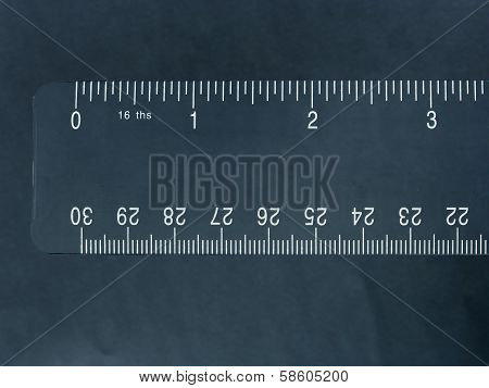 Imperial And Metric Ruler