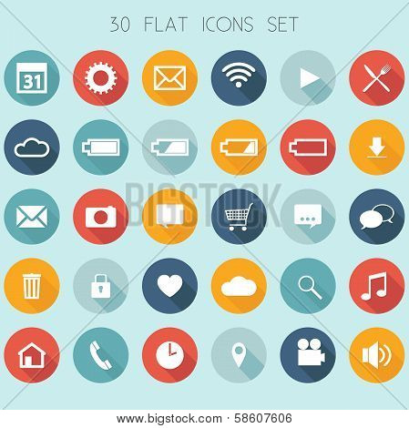 Flat Icons Set