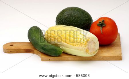 Gemüse auf einem Teller