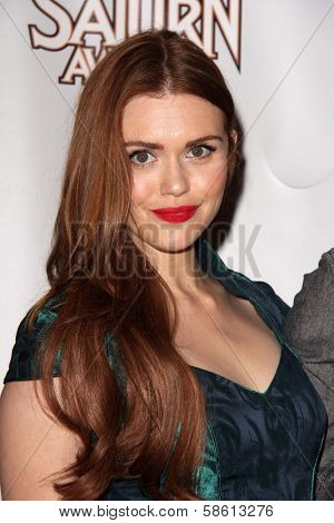 Holland Roden at the 39th Annual Saturn Awards Press Room, The Castaway, Burbank, CA 06-26-13