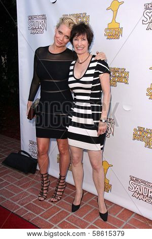 Laurie Holden and Gale Anne Hurd at the 39th Annual Saturn Awards, The Castaway, Burbank, CA 06-26-13